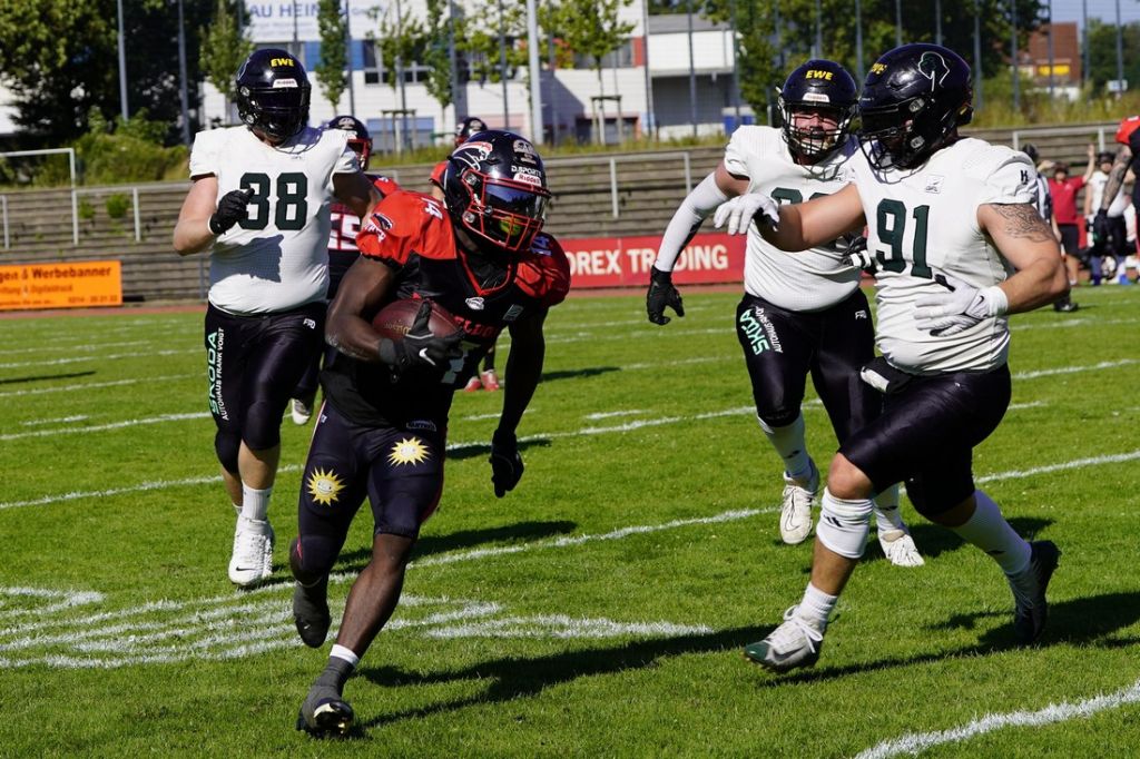 GFL2 Nord: Düsseldorf vs Oldenburg 38:07 10.08.2024