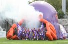 Crowdfunding für lila American Football in Frankfurt